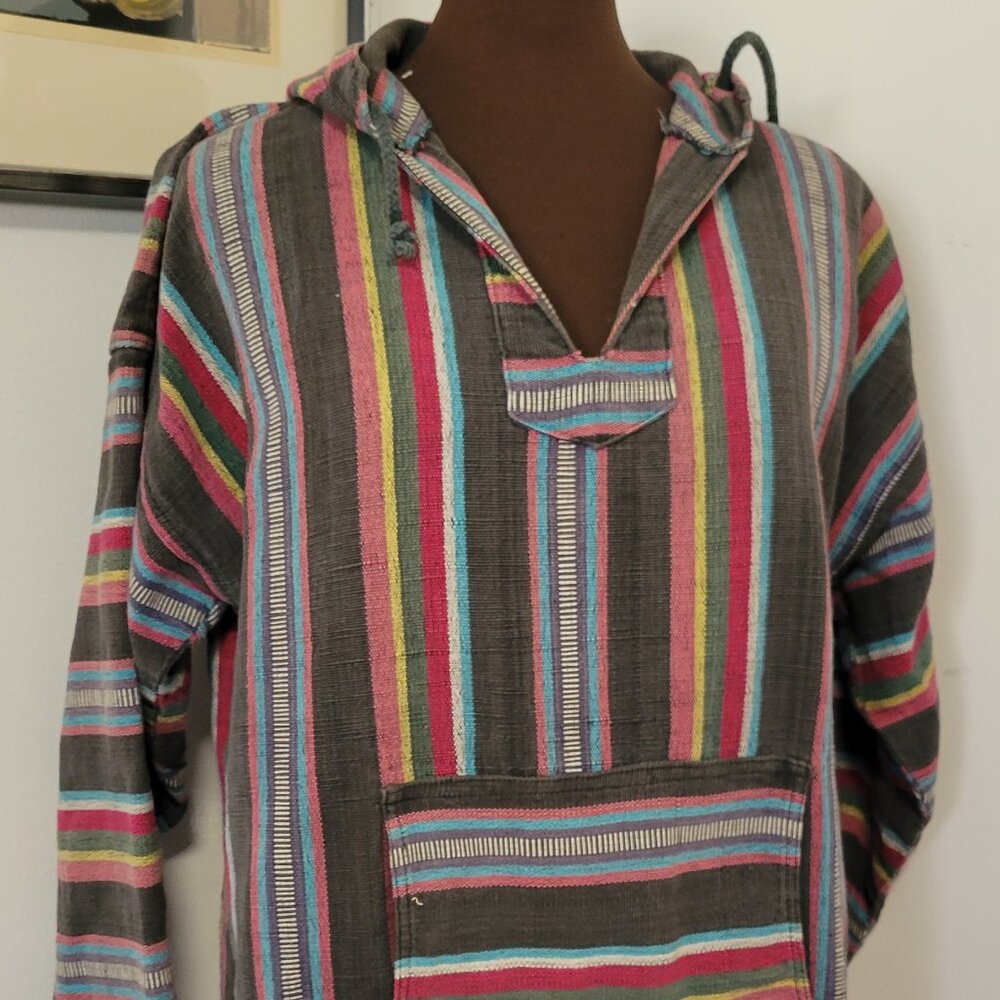 Vintage 80's Australian Design Bon Jon Nepal Cotton Surfer Hoodie